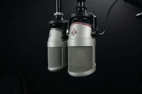 voice over artist studio